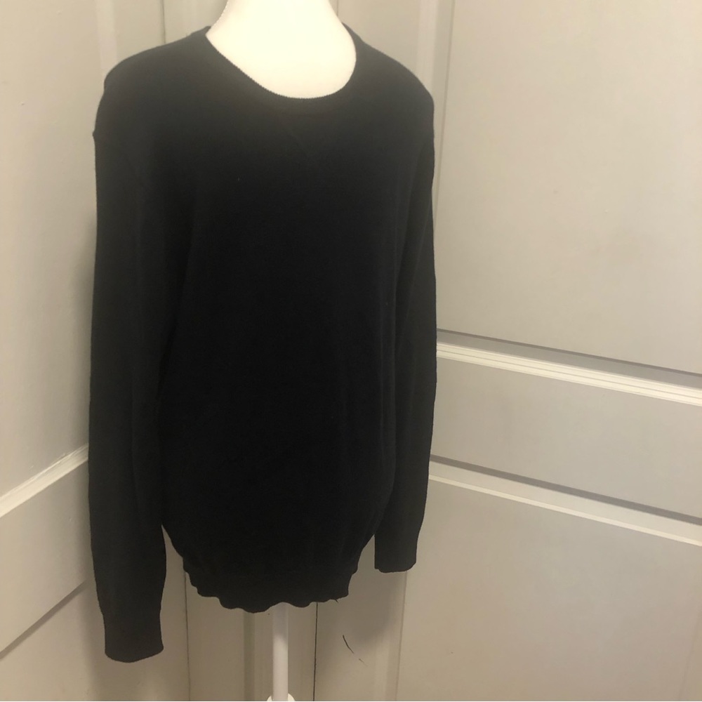 Wallin & Bros mens cotton cashmere mix sweater size small